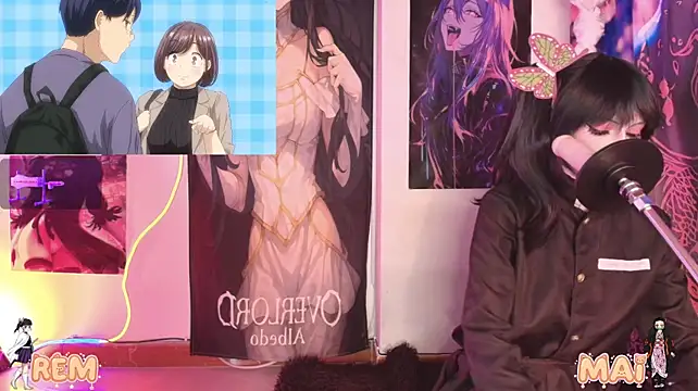 Mai-- - kiss between mai and rem🥰🥰