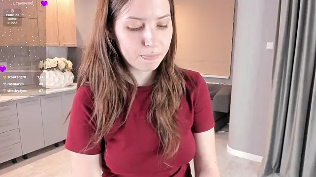 LorileeTruden - pour water on my breast