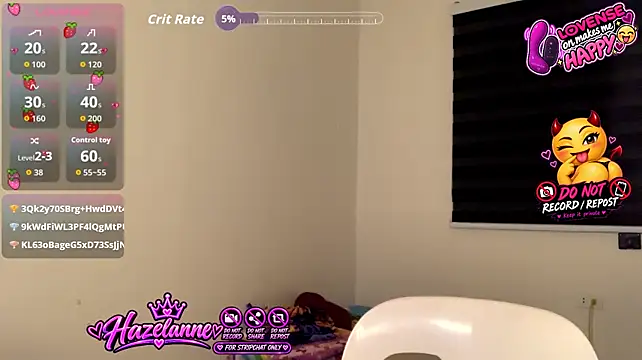Hazelanne - Remove short tease panties