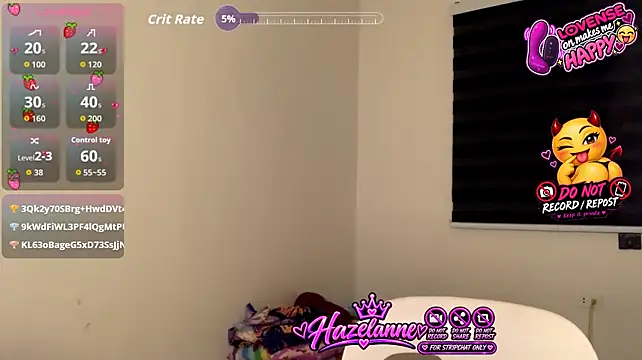 Hazelanne - Remove short tease panties