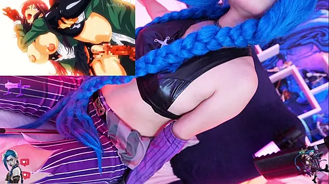 Jinx-- - spit on Jinx's tits 👉👈🤤