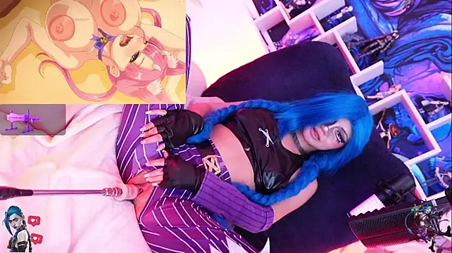 Jinx-- - go sex machine slyle doggy by Jinx😈