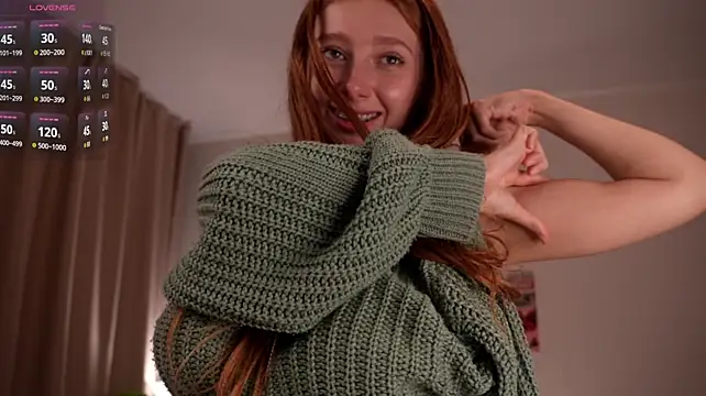 AdritVance - take off top and bra