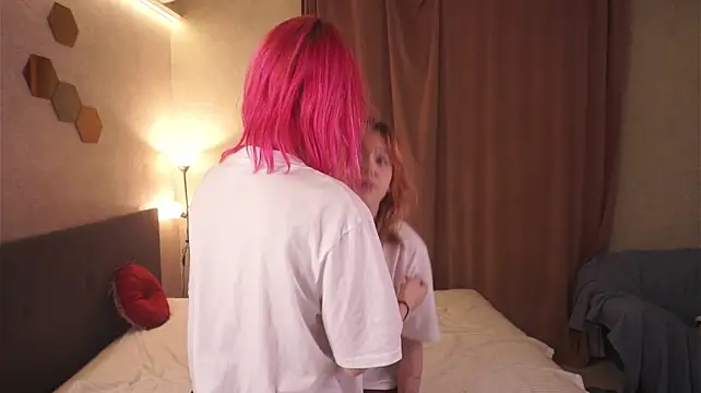 MarilynGasman - take off your bra under Aurika's T-shirt