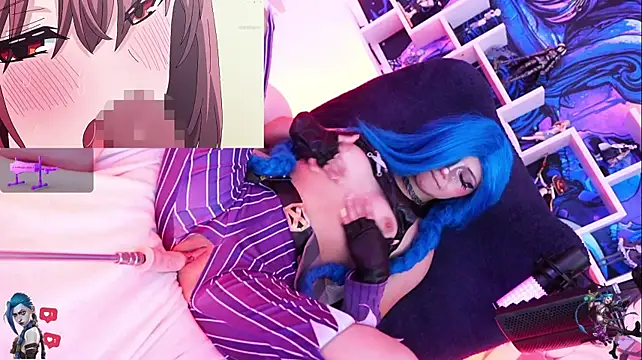 Jinx-- - spit on Jinx's tits 😻👉👈