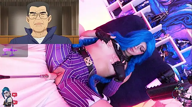 Jinx-- - oil+slap on Jinx's tits 🤭