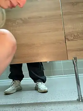 LollyPollly - MASSAGE BOOBS NEAR URINALS