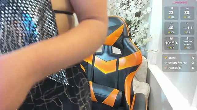 Izzy_lux - control my toy + boobs out + cum in her