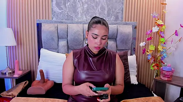 Sulay_Kim - completely naked with hands on my breast