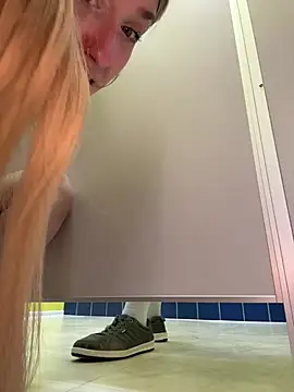 LollyPollly - MASSAGE PUSSY IN DOGGY NEAR URINALS
