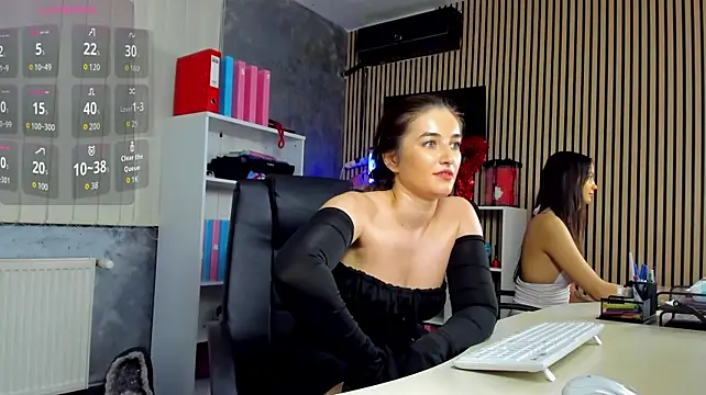 OfficeGirls - you ready for big squirt on your face ?