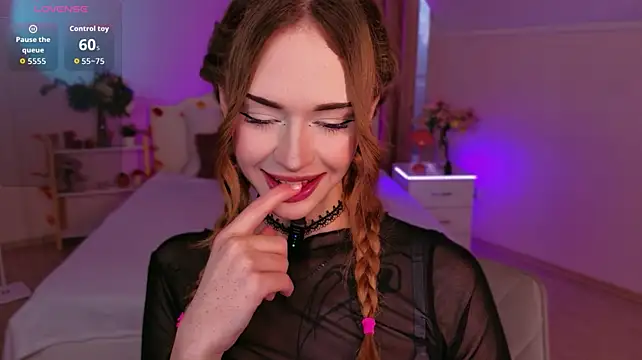 Adetta - sucking finger close to camera