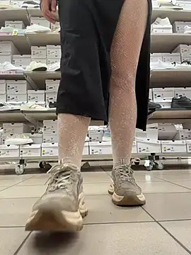 AdelRich - Show pussy in store