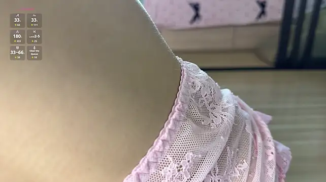 Elliemiu - Doggy panties slide off ><