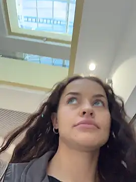 AngelinaTeller - Walk in mall without top 🤪