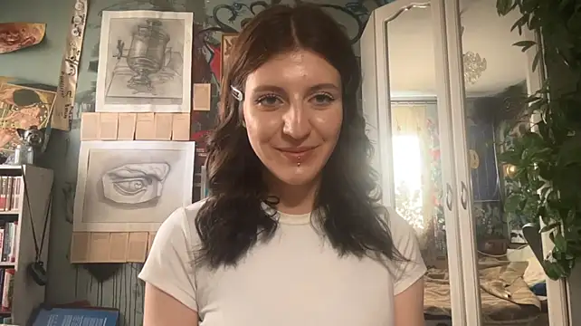 OurAnna - Take off my bra under top
