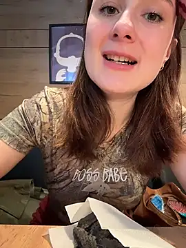 Dina_Tease - SHOW NAKED THICK PUSSY next MAN IN KFC