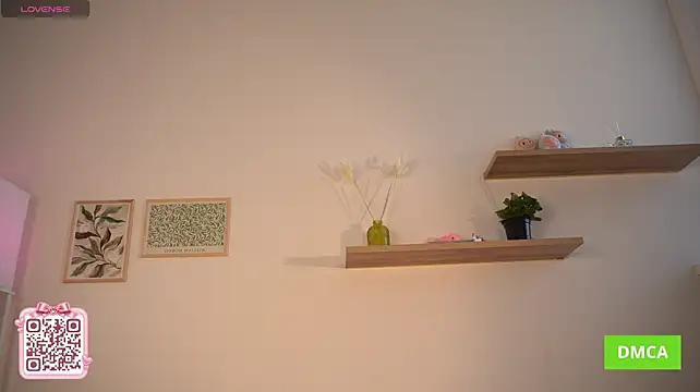 Bellacle - naughty pose by the couch panties flash