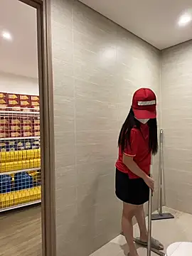 Sneaky_Cumshoot - Sneaky masturbating under Mart Cashier