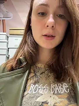 Dina_Tease - GET NAKED W OPEN DOOR in MAN WC