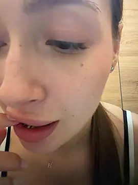 Coconut_milk - Spread pussy+play with clit in mans WC