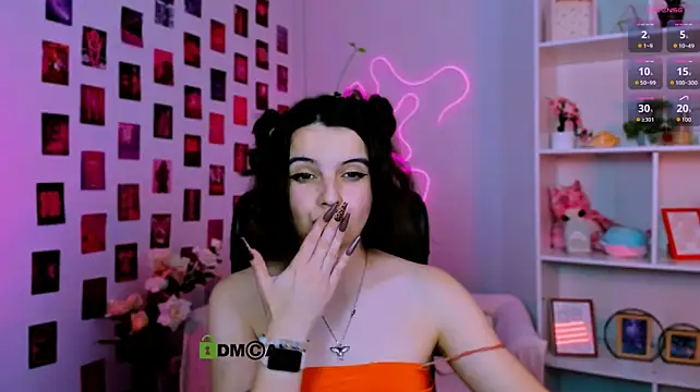 Mia_mooon_ - naked ass + 3x slap