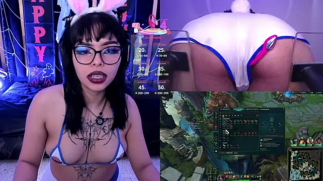 Nyveth - Break my shorts + Control x2min 🐰🥵