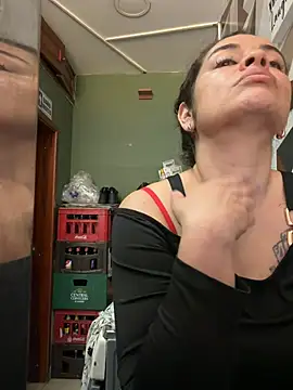 Dr_Nathalia_28 - removing underwear in the cafe