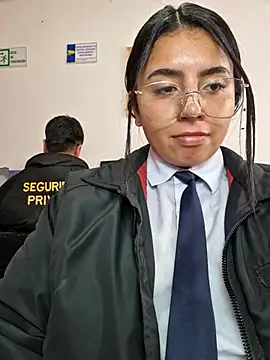 Angela__05 - Completely naked in the office