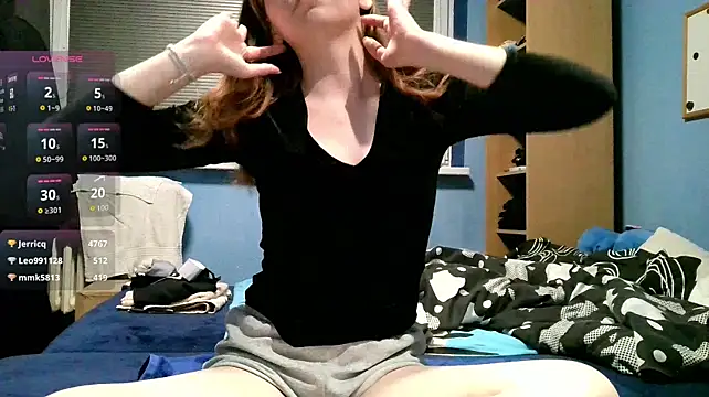Myaspotlight - Take off shirt (bra reveal)