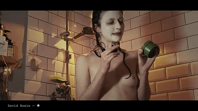 WebCora - naked body tour with water drops on skin