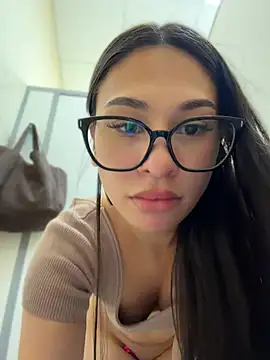 Aria51 - huge dildo tease on pussy