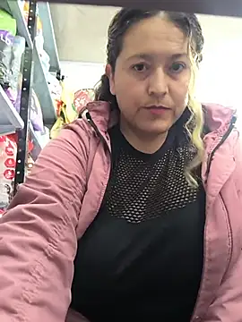 Mooncurves - Sucking on a messy dildo in the bathroom