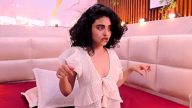 Rhea_lace - Saliva on my tits and licking.