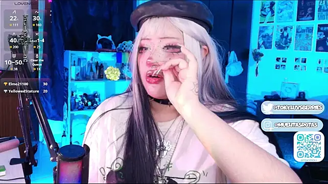 Tokydolly - facefuck + saliva show (destroy makeup)