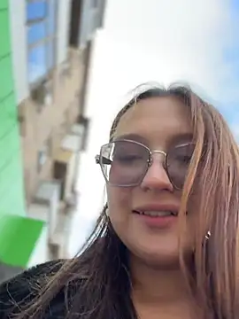 LunaMood - sucking a finger topless