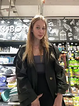 Olivia_Jemison - Open coat + titsfuck in store