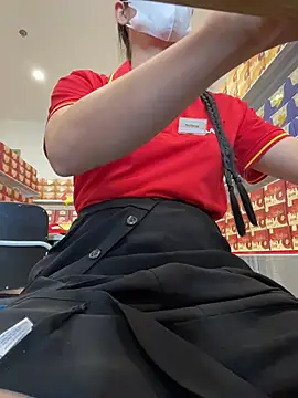 Sneaky_Cumshoot - Sneaky masturbating under Mart Cashier