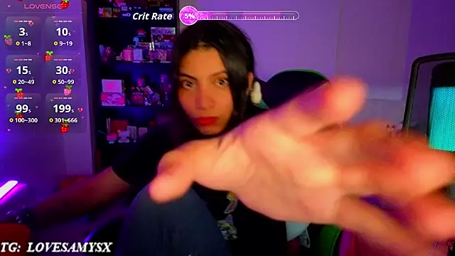Lovelyamyy - CUM SHOW IN PANTIES + FEETS + DOMI👾