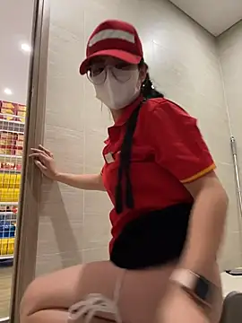 Sneaky_Cumshoot - Sneaky masturbating under Mart Cashier