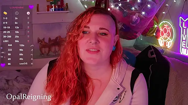 Opalreigning - Fuck with dildo messy cum
