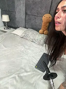 Cristal_Velle - Huge dildo + ass bounce
