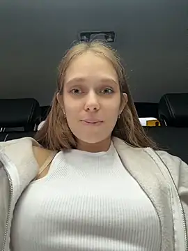 CutieShy - show underwear on the CAR