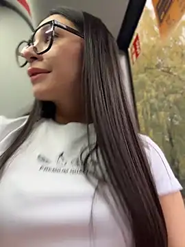 Aria51 - rub pussy on pants near people in BUS🚌
