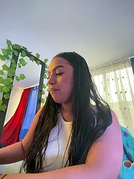 Dulcerouss__ - Wets her tits with saliva.