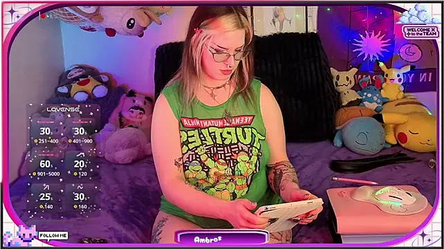 AmbrosiaKitty - Tits Out (10 mins) + 10 spanks