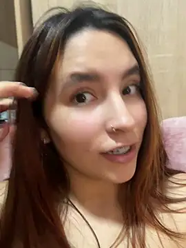 Juanita-7 - oil + saliva in my boobs