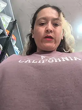 Mooncurves - Showing breasts in the bathroom