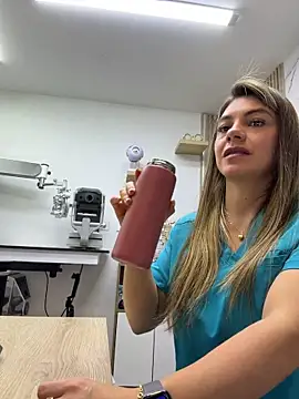 Alicee16 - El gordo ver y tocar mi abdomen definido