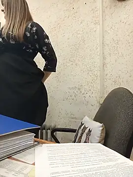 Office_Albertina - Lots of squirting in the office bathroom